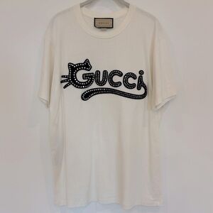 Gucci Appliqué Kitty Cat Tee